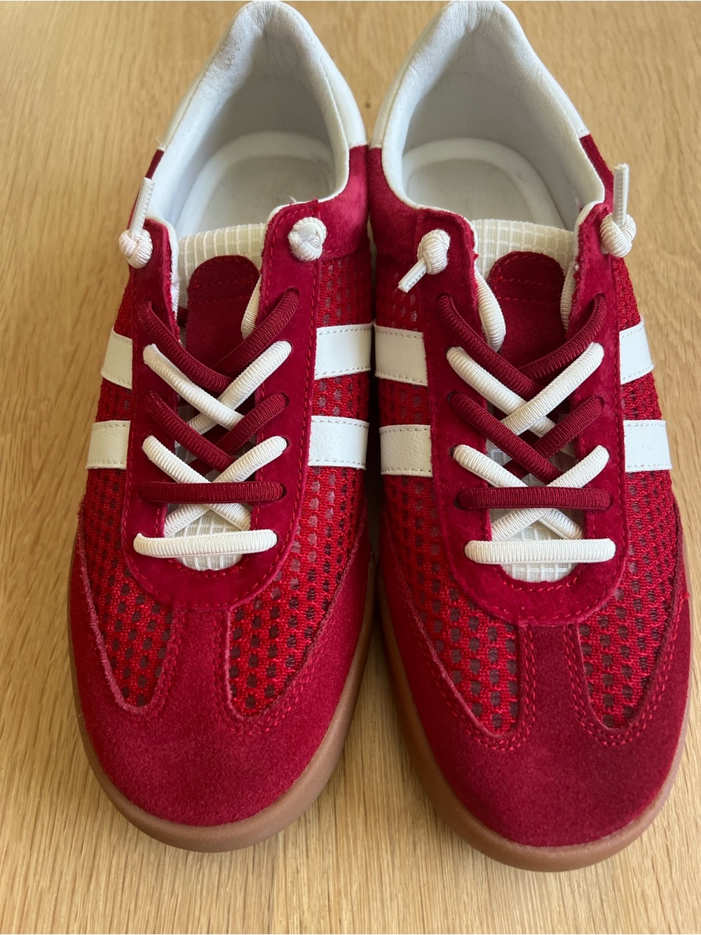 Steve Madden Verdict Red Mesh Sneakers, Size 8.5